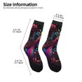 thumbnail image 2 of Uemuo Artistic Colorful Bird Printed Kids Boys Socks Seamless Crew Socks Crazy Funny Athletic Sport Socks for Children, 2 of 6