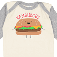 thumbnail image 4 of Inktastic Cute Kawaii Hamburger Boys or Girls Long Sleeve Baby Bodysuit, 4 of 5
