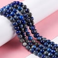 thumbnail image 4 of 5 Strand Natural Lazuli Smooth Round Beads Strands 6mm Hole: 1mm about 58~60pcs/strand 15 inch, 4 of 4