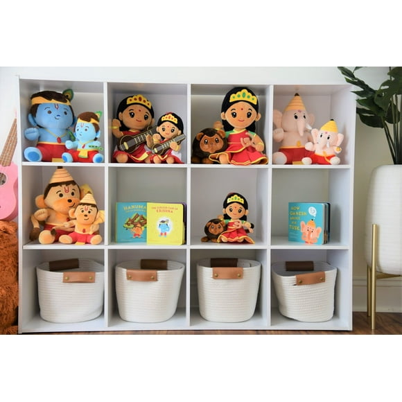 The Omni Bundle Mantra Singing Baby Ganesh Baby Hanuman Baby Krishna Plushes Stuffed Soft Toys and Books