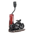 thumbnail image 4 of Ebros Old Fashioned Gas Pump Retro Bike Motorcycle Desktop Table Lamp W/ Shade, 4 of 6