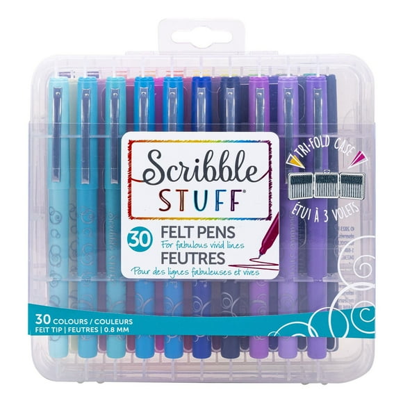 Scribble Stuff 30ct FeltPens