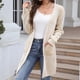 thumbnail image 5 of Pntutb moda mujer Casual manga larga otoño suéter largo abrigo cárdigan blusa tops Pntutb Pntutb-974, 5 of 7