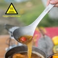 thumbnail image 2 of TOMSHOO Pure Titanium Outdoor Long Handle Soup Spoon Lightweight Portable Easy to Wash Camping Kitchen, 2 of 8