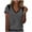 Gray(Womens Shirts), variant on Women's Short Sleeve V Neck T Shirts Color Block Trendy Tee Tops Loose Fit Casual Summer Blouses