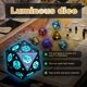 thumbnail image 4 of Luminous LED Dice Electronic Flashing Cube Set with 15 Seconds Light Show 25 mAh Battery for 6 Hours of Game Play for Role Play, Parties, 4 of 5