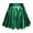 Green, variant on Qiopertar Plus Size Pleated Skirts for Women Hot Stamping Casual Short Skirts Waist Cinching A-Line Umbrella Skirts Fashion Comfy Stretchy, Gold XXL