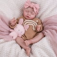 thumbnail image 2 of Muñeca Reborn Aori Niña 51 cm Realista con Peso y Ropa, 2 of 8