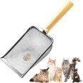 thumbnail image 5 of Litter Scooper, Stainless Steel Poop Sifting Shovel for MultiCat Litter Boxes, 5 of 5