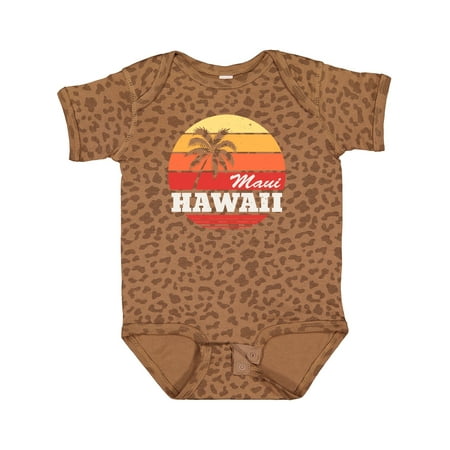 

Inktastic Maui Hawaii Retro Sunset Gift Baby Boy or Baby Girl Bodysuit