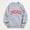 Grey, variant on Graphic Sweatshirts For Women Crewneck Soft Womens Oversized Sweatshirt Relaxed Athletic Lightweight Womens Pullover Sweaters Deals Of The Week Clearance