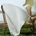 thumbnail image 2 of Manta Bedsure Cooling Waffle de algodón, tamaño Twin XL, color marfil, 2 of 7