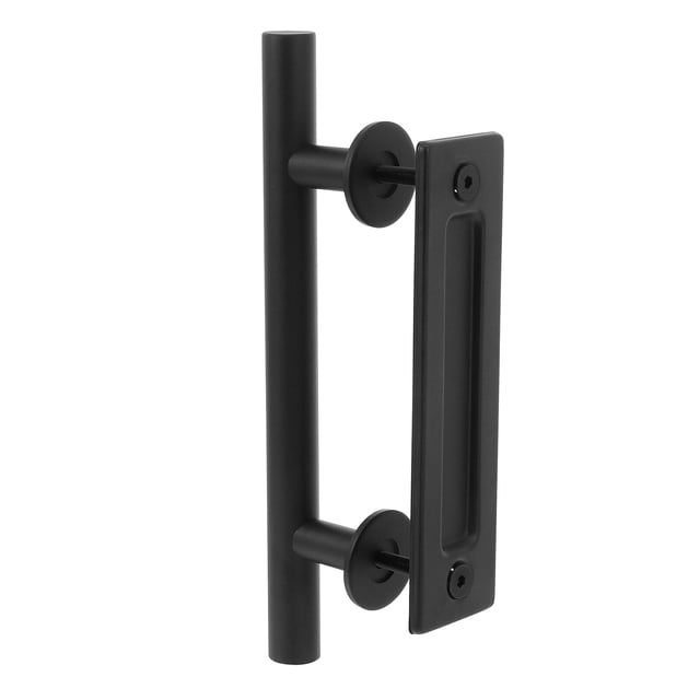 IFANLANDOR 1 Set Door Pull Handle Replacement Black Carbon Steel for Door Handle Simple Design