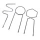 thumbnail image 5 of Enrejado de jardín, 3 piezas de enrejado de hierro para plantas, estacas de soporte para plantas, enrejado para plantas de interior, diseño exquisito, 5 of 12