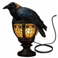 thumbnail image 2 of XGFHYJEH Halloween Decor, Halloween Decorations, Halloween Decorations Indoor, Halloween Indoor Decor, Halloween Gothic Crow Light, 2 of 3