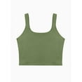 thumbnail image 5 of Tank Top for Women Square Neckline Sleeveless Trendy Sexy Tops Slim Fitted Summer Yoga Tops, 5 of 6