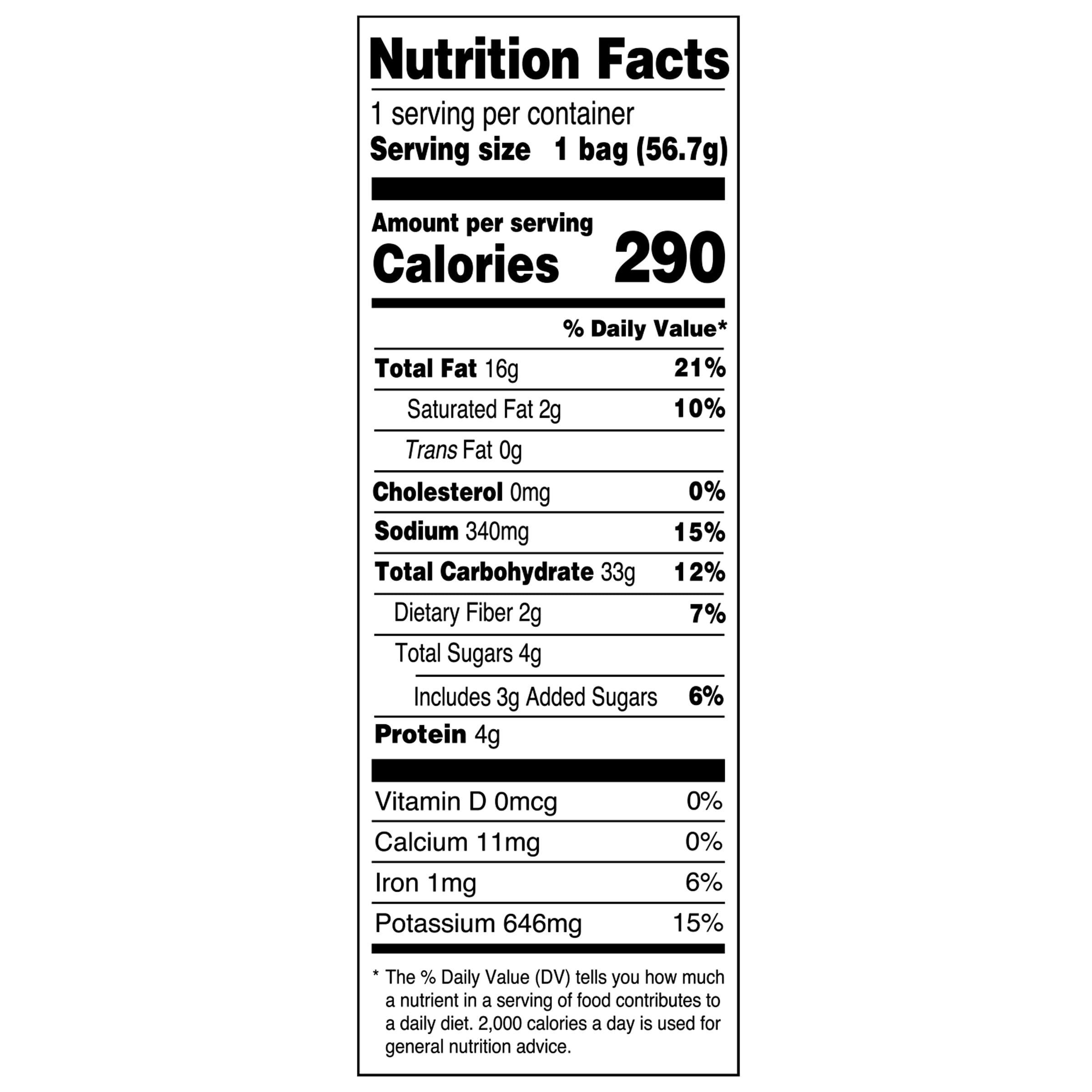 Dirty Kettle Chips, Funky Fusion, 2 oz, 25 Count