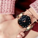 Luxe exquise montre de quartz de montre de mode des femmes Casual montres-bracelets de ciel étoilé brillant – image 2 sur 7