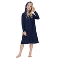 thumbnail image 6 of Hotiary Long Sleeve Hooded Zipper Sleeping Skirt for Girls Autumn and Winter Solid Color Casual Housecoat for 5-14 Years Kids Teen, 6 of 6