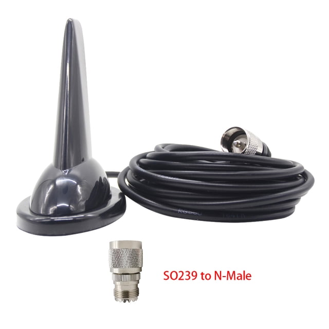 Macho Famale Antena de coche de doble banda Cable de mejora de señal Estación de coche Antena Suministros N-Male Kearding EL4992-05B