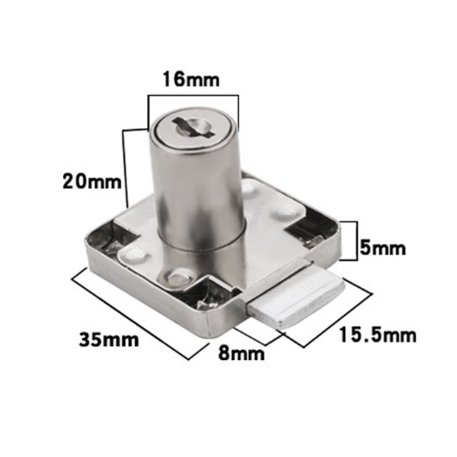 Cabinet key lock cabinet door lock file cabinet lock drawer lock with key zinc alloy cabinet lock Cabinet Door Lock Anti Theft Zinc Alloy Polished Rustproof with Key for Home