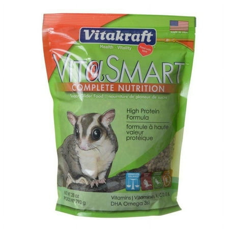 Vitakraft VitaSmart Complete Nutrition Sugar Glider Food 28 oz (2 Pack)