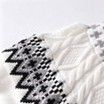 thumbnail image 6 of Iyufng Mens Sweaters and Pullovers Fair Isle Geometric Pattern Winter Knit Tops, 6 of 8