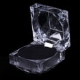 thumbnail image 1 of 1PC Velvet Ring Box Square Jewelry Box Valentine‘s Day Ring Box With Detachable Lid, 1 of 8