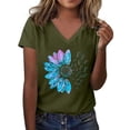 thumbnail image 2 of Basic T Shirts for Women Everyday Casual Loose Fit Summer Short Sleeve, 2 of 5