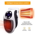 thumbnail image 3 of Ceramic Fan Heater Mini Fan Heater Portable Economical Space Heater, 3 of 5