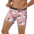 thumbnail image 3 of Rateoe Bulldog Print Men’s Underwear Boxer Briefs Soft Comfortable Underwear Boxer Briefs, Long Leg Briefs,Anti-chafing Boxer Briefs, 3 of 7