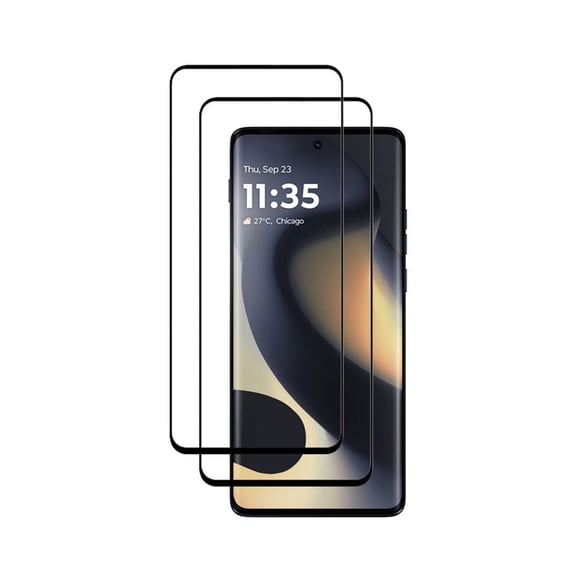 for Motorola Edge 2024 3D Curved Screen Protector - 2 Pcs Full Coverage HD Clear Anti-Scratch Easy Installation Screen Tempered Glass for Moto edge 2024 6.6"