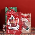 thumbnail image 4 of 12 bolsas de papel navideñas, bolsas de regalo navideñas, lindas bolsas de papel de moda, 4 of 5