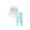 Light Blue, variant on Gunia Kids Girl Spring Summer Outfit Casual Long Sleeve Top Pants Two Piece Playwear Breathable Clothes Set Cute Outfits For Girls 3-7 Years