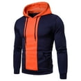 thumbnail image 1 of Pull à Capuche en Polyester Doux et Léger Tailles Multiples pour Femmes (Marine, m), 1 of 7