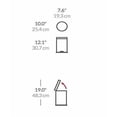 thumbnail image 3 of Bote de basura redondo con pedal, acero inoxidable cepillado, 4,5 L, 3 of 6
