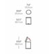 thumbnail image 3 of Bote de basura redondo con pedal, acero inoxidable cepillado, 4,5 L, 3 of 6