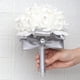 thumbnail image 4 of XmhyTop Ramo de novia de rosas artificiales, flores amarillas, ramo de dama de honor con cintas de diamantes, ramos de flores falsas para bodas, compromisos, iglesias, 4 of 5