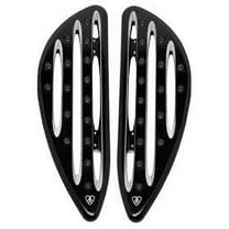 Arlen Ness Deep Cut Black Floorboards (06-833)