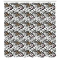thumbnail image 3 of Ambesonne Butterfly Shower Curtain, Summer Season Animal, 69"Wx84"L, Pale Pink Orange Black, 3 of 3