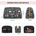 thumbnail image 5 of Xecao Coffee Lover Print Print Fashion Makeup PVC Bag Large Capacity Travel Cosmetic Bag for Women Organizer Toiletry Clutch, 5 of 8