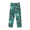 thumbnail image 4 of Daiia Men'S Lephants In The Jungle Pants,Bottoms Sleep Lounge,Pajama Pants,Pj Bottoms Drawstring And Pockets-Medium, 4 of 9