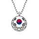 thumbnail image 1 of Corea del Sur bandera nacional país símbolo Mark patron de Asia Collares Colgante Retro Moon Stars Jewelry Unbranded M, 1 of 3