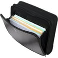thumbnail image 4 of fafa-Zipper Binder, 2 Inch 3 Ring Binder, 6-Pocket Expanding File, Durable, Black (72536), 4 of 4