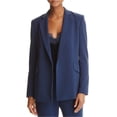 thumbnail image 1 of Dylan Gray Womens Crepe Blazer Jacket, Blue, 8, 1 of 1