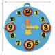 thumbnail image 2 of Juguetes didácticos Montessori para matemáticas, material didáctico para el aprendizaje de las matemáticas, coordinación y juego interactivo para padres. Reloj azul, 2 of 9