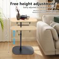 thumbnail image 4 of LIXI 360° Rotating C-Table - Adjustable Table for Laptop, 0-90° Tilt, 55 lbs Capacity (Log Color), 4 of 9