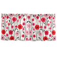 thumbnail image 7 of Yayeee Kitchen Curtains Tier Set of 2 Light Filtering 57"x24" Over Sink Window Panels, Pink Floral, 7 of 7