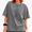 Grey-2, variant on Women's Retro Vintage Washed Astronaut Balloon Planets Graphic Tee Summer Top