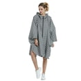 thumbnail image 3 of MIASHUI Poncho de Pluie Imperméable avec Capuchon et Fermeture Éclair Imperméable pour Adultes, Blanc, Taille Unique, 3 of 8